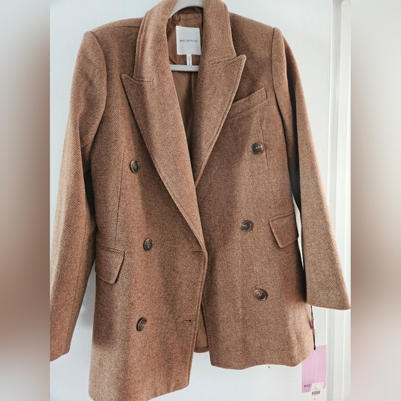 Anthropologie Jackets & Blazers - Anthropologie Avec Les Filles Tan Double-Breasted Blazer